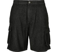 Urban Classics Short cargo en denim organique noir délavé 36