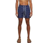 Urban Classics Short de bain Pattern Skullandyacht AOP Bleu 3XL Homme