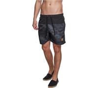 Urban Classics Short De Bain Block Homme Short de Bain Camouflage Sombre/Noir L 100% Nylon