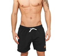 Urban Classics Short De Bain Block Homme Short de Bain Noir 3XL 100% Nylon