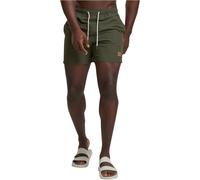 Urban Classics Short de bain Block Swim – kaki – 100% polyamide – Taille XXL