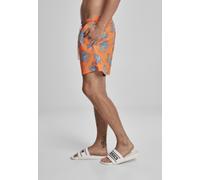 Urban Classics Short de bain Floral Swim Shorts Orange XXL
