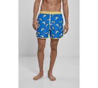 Urban Classics Pattern Retro Swimming Shorts Bleu 3XL Homme