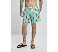 Urban Classics Shorts de bain turquoise / aqua / ocre / jaune d'or / vert, Taille 4XL