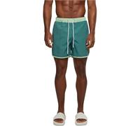 Urban Classics Short de Bain rétro Maillot, Paleleaf/Vintagregreen, 2X-Large Homme