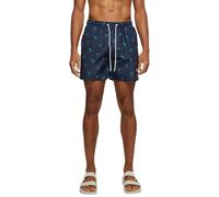 Urban Classics Pattern Swimming Shorts Bleu L Homme