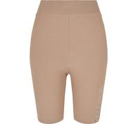 Urban Classics Short de cycle femme taille haute en dentelle taupe douce S