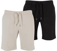 Urban Classics Short de jogging en serge stretch 2-Pack TB1609A XXL