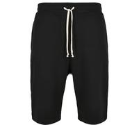 Urban Classics Short de survêtement à col Bas pour Homme, Noir, XXL