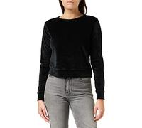 Urban Classics Short en Velours pour Femme Sweat-Shirt, Noir (7), XS