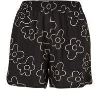 Urban Classics Shorts femme AOP Viscose Resort Imprimé Blackflower