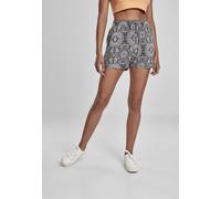 Urban Classics Short femme Ladies AOP Viscose Resort Shorts Bandana Black/White M