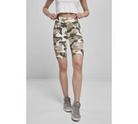Urban Classics Short femme Ladies High Waist Camo Tech Cycle Shorts Duskrose Camo S