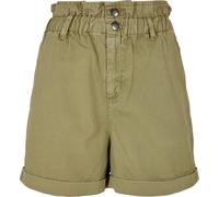 Urban Classics Ladies Paperbag Shorts, Khaki, 28 Femme