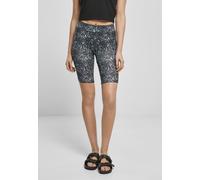 Urban Classics Short Femmes AOP Cycle 2-Pack Black/White+Black 3XL