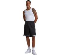 Urban Classics Homme Stripes Mesh Short, Multicolore (Blkblkwht 52), M EU