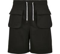 Urban Classics Short Sweat En Terry Poche Cargo Devant Noir, Taille S-4XL