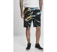 Urban Classics Pantalon bleu clair / jaune foncé / rose foncé / noir, Taille 31-32