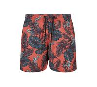 Urban Classics Pattern Swimming Shorts Orange S Homme