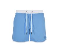 Urban Classics Shorts de bain bleu clair / blanc, Taille XL