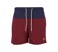 Urban Classics Homme Block Swim Shorts de bain, Nvy/Burgundy, 3XL EU