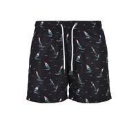Urban Classics Shorts de bain bleu / vert / rouge clair / noir / blanc, Taille S