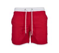 Urban Classics Retro Swimshorts Shorts, Rouge, L Homme