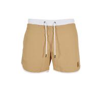 Urban Classics Shorts de bain sable / blanc, Taille XXXL