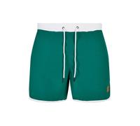 Urban Classics Shorts de bain vert / blanc, Taille L