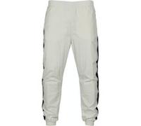 Urban Classics Side Striped Crinkle Track Pants Wht/blk Taille: L | Pantalons de survêtement Outlet | Unisex |