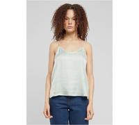 Urban Classics Viscose Satin Slip Sleeveless T-shirt Vert M Femme