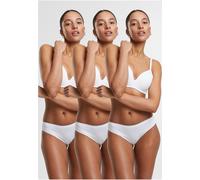 Urban Classics Slip femme Ladies Bonded Brazilian 3-Pack TB7662B M