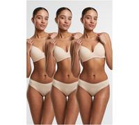 Urban Classics Slip femme Ladies Bonded Brazilian 3-Pack TB7662B M