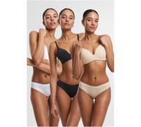 Urban Classics Slip femme Ladies Bonded Brazilian 3-Pack TB7662B S