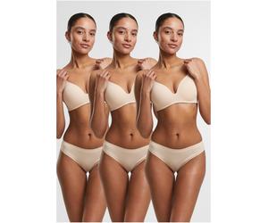 Urban Classics Slip femme Ladies Bonded Brazilian 3-Pack TB7662B S