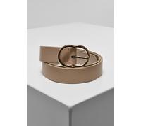 Urban Classics Small Ring Buckle Belt Beige/Doré S