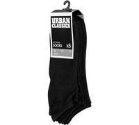 Urban Classics Socquettes - Lot de 5 Unisexe Chaussettes noir EU 43-46