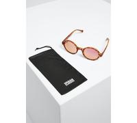 Urban Classics Sonnenbrille Lunettes de soleil Retro Funk UC Brown Leo/Rosé