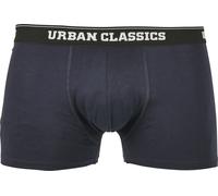 Urban Classics Sous-vêtements Organic X-Mas Boxer 3-Pack Teddy Aop+Jasper+Navy 3XL