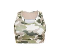 Urban Classics Soutien-gorge kaki / mélange de couleurs, Taille 80