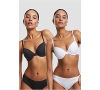 Urban Classics Soutien-gorge pour femmes avecit armatures Ladies Basic Cotton Bra 2-Pack TB7652A 75B