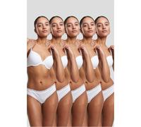 Urban Classics Soutien-gorge pour femmes mit Armature Ladies Basic Cotton Brazilian Lace 5-Pack TB7660C S