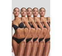 Urban Classics Soutien-gorge pour femmes mit Armature Ladies Basic Cotton Brazilian Lace 5-Pack TB7660C L