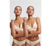 Urban Classics Soutien-gorge sans armatures pour femmes Ladies Basic Unpadded Bra 2-Pack TB7655A S