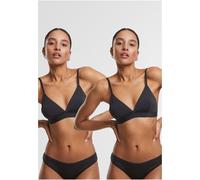Urban Classics Soutien-gorge sans armatures pour femmes Ladies Basic Unpadded Bra 2-Pack TB7655A XS