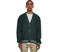 Urban Classics Sporty Boxy Cardigan Pull, Bottlegreen, XL Homme