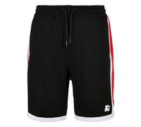Urban Classics Starter Laser Shorts, Black/Cityred/White, S Homme
