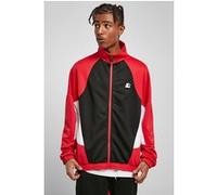 Urban Classics Starter Laser Track Jacket Black/cityred/white Taille: XL | Vestes de sport Outlet | Homme | Le Noir