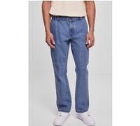 Urban Classics Straight Leg Cargo Jeans Light Blue Washed Taille: 34 | Jeans droits Outlet | Homme | Bleu