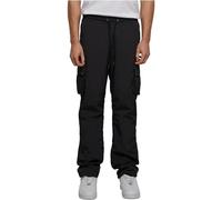 Urban Classics Straight Leg Nylon Cargo Pants Pantalons, Black, M Homme